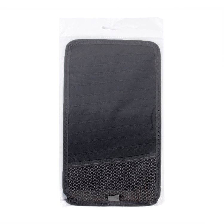 Car Visor CD DVD Disk Card Case Holder Clipper Bag Hold for 12PCS Disks(Black) - Image 3