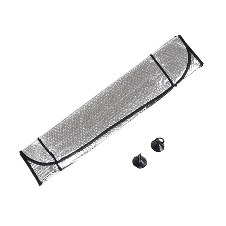 General Purpose Epe Car Sun Visor Before The File, Size: 140cm x 70cm(Silver) - Image 2