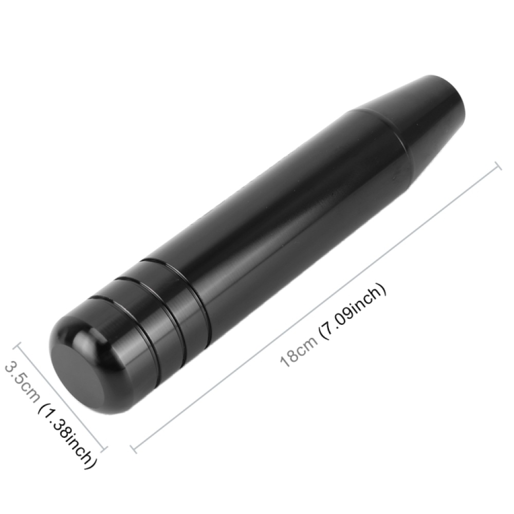 Universal Long Strip Shape Car Gear Shift Knob Modified Shifter Lever Knob, Length: 18cm(Black) - Image 2