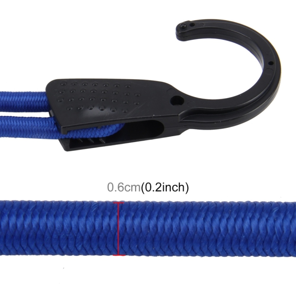 Reusable Car Fastening Rope Car Adjustable Elastic Rope Trunk Storage Hooks Strap Fastening Vehicle Fastening Rope, Length: 1.2m(Blue) - Image 3