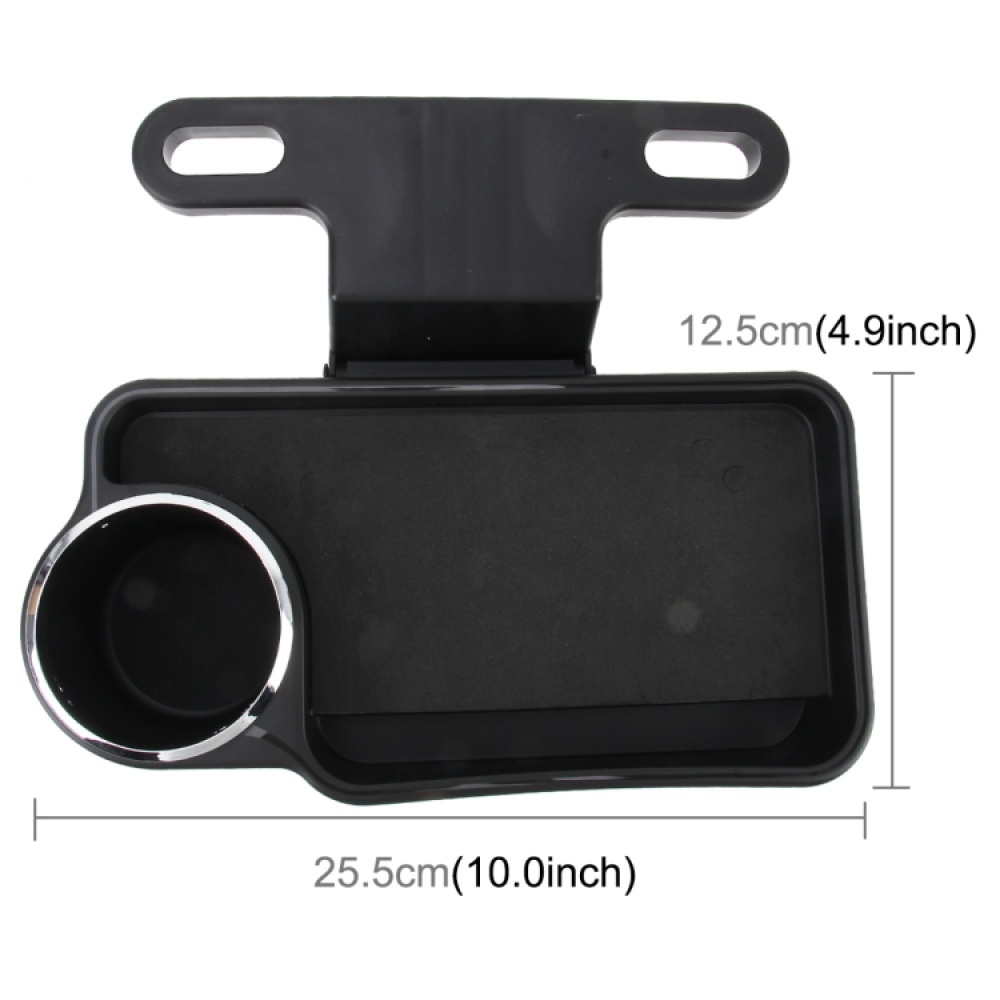 3R-2132 Car Seat Storage Tray Multi-function Auto Rear Seat Organizer Holder Drink Food Cup Tray - Image 3