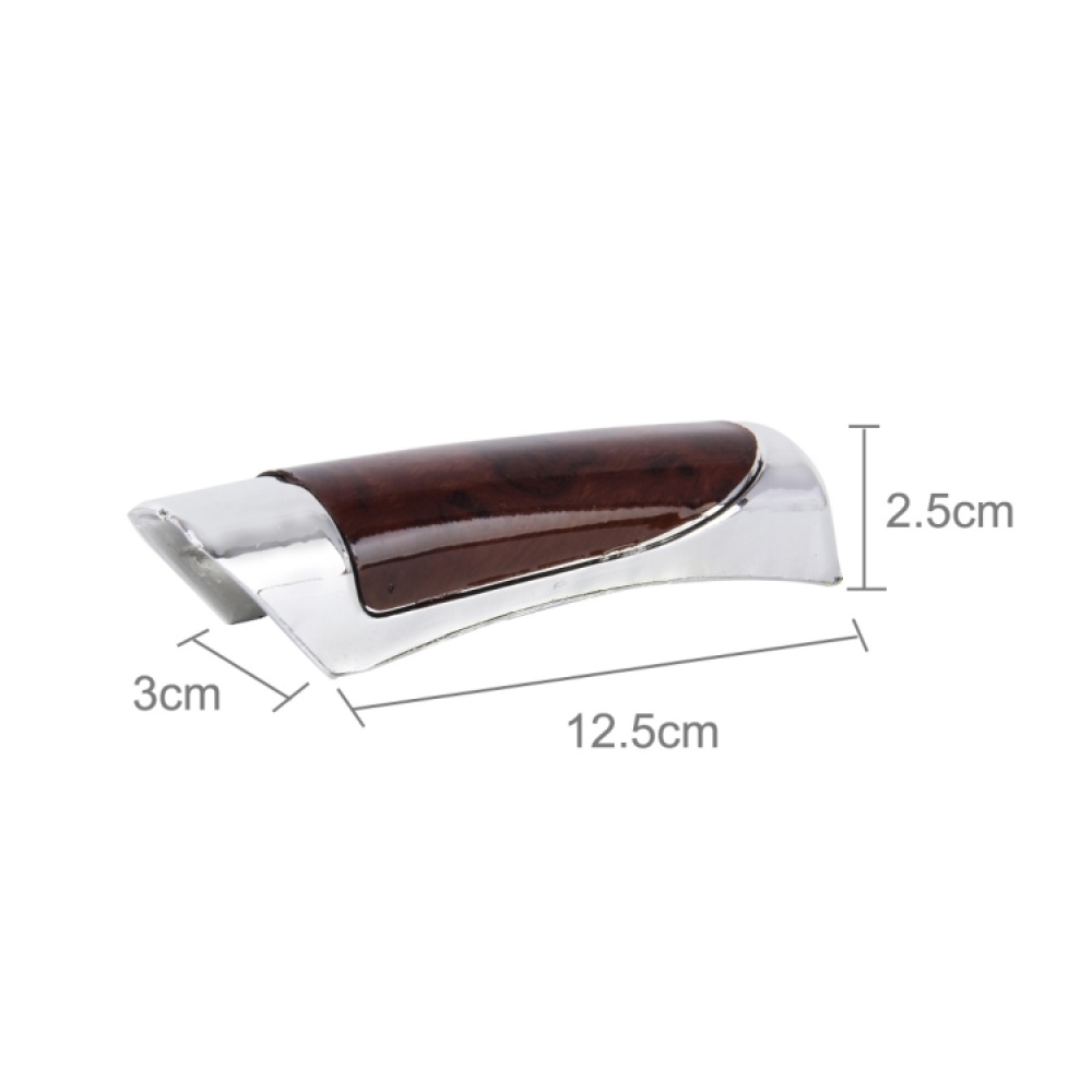 SHUNWEI SD-2002 Car Auto Universal Plastic Anti Slip Parking Hand Brake Cover Case Sleeve Black with Sticker Strip(Brown) - Image 2