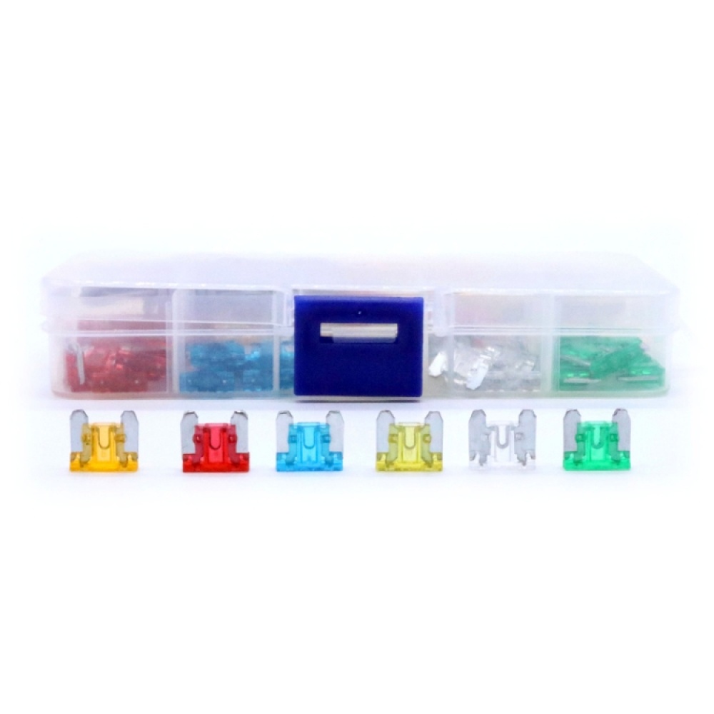 60 PCS Assorted Car Motorcycle Truck Mini Low Profile Fuse Micro Blade Fuse Set 5A 10A 15A 20A 25A 30Amp & Test Pencil - Image 2