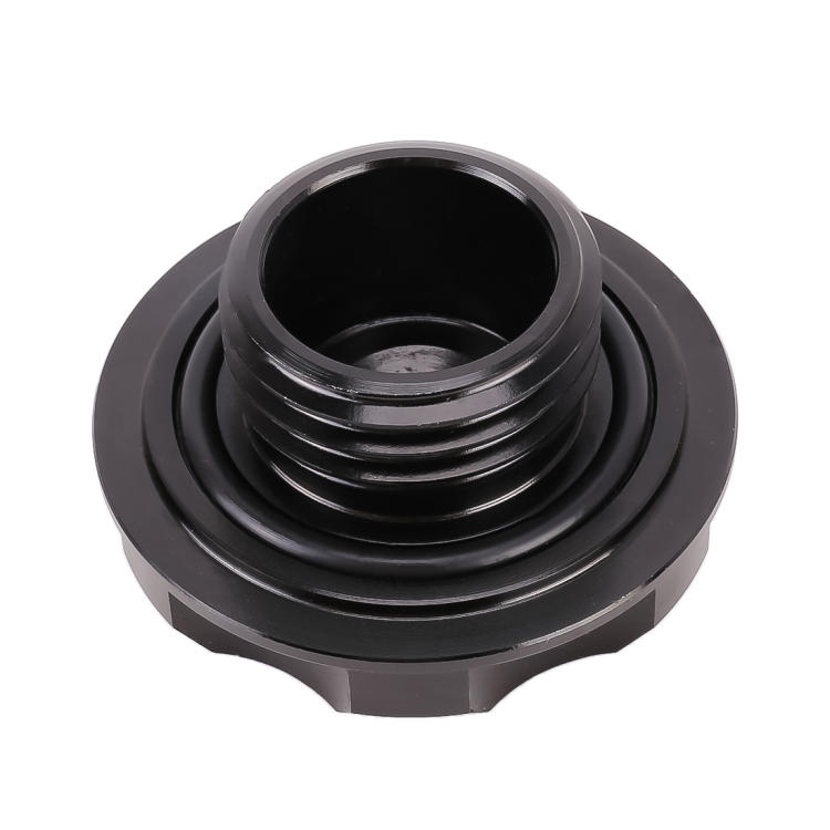 Car Modified Stainless Steel Oil Cap Engine Tank Cover for Honda, Size: 5.6 x 3.2cm(Black) - Image 3