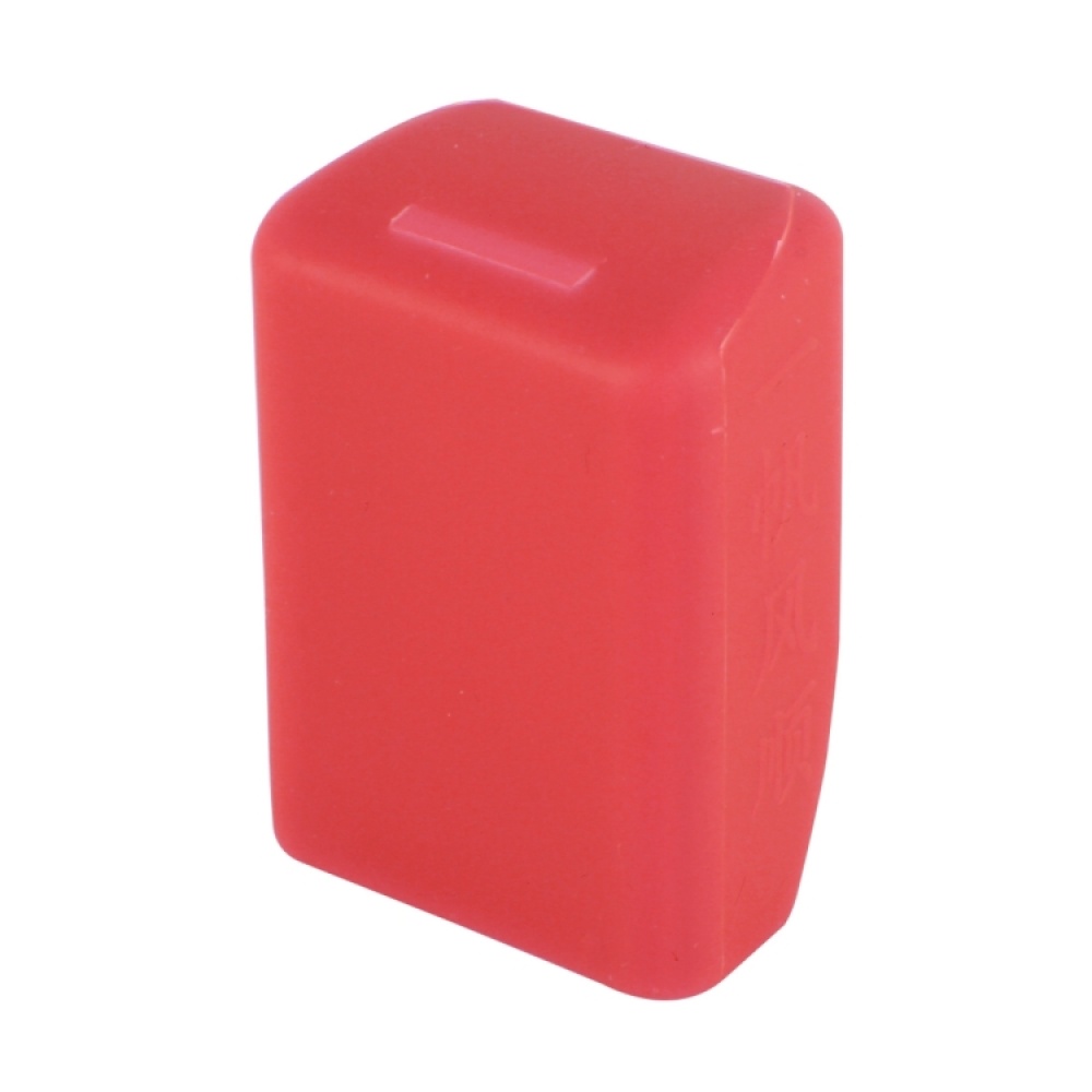 Safe Rubber Car Seat Belt Clips Locking Buckles Protective Cover(Red) - Image 2