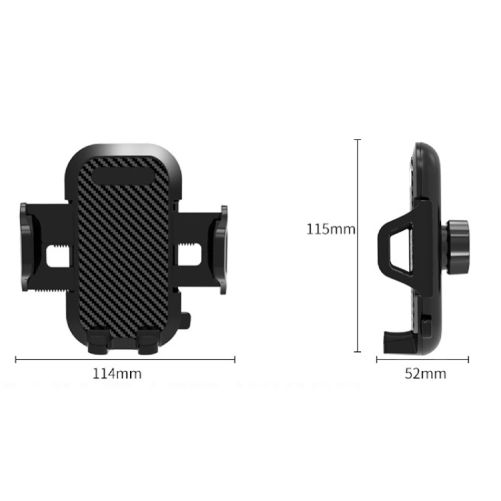 Multi-function Vehicle Navigation Frame Suction Cup Car Mount Phone Holder(Black) - Image 3