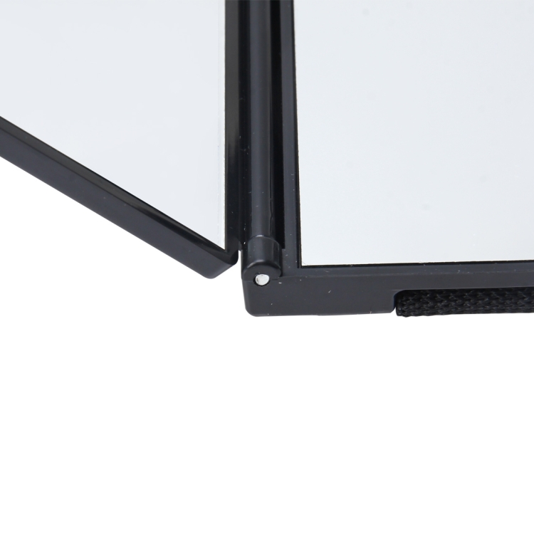 SHUNWEI Car Sun Visor Adjustable Mirror Car Makeup Sun-shading Vehicle Mounted Cosmetic Mirror Folding Vanity Mirror Triple Folding Car Interior Makeup Mirror Auto Supplies - Image 3