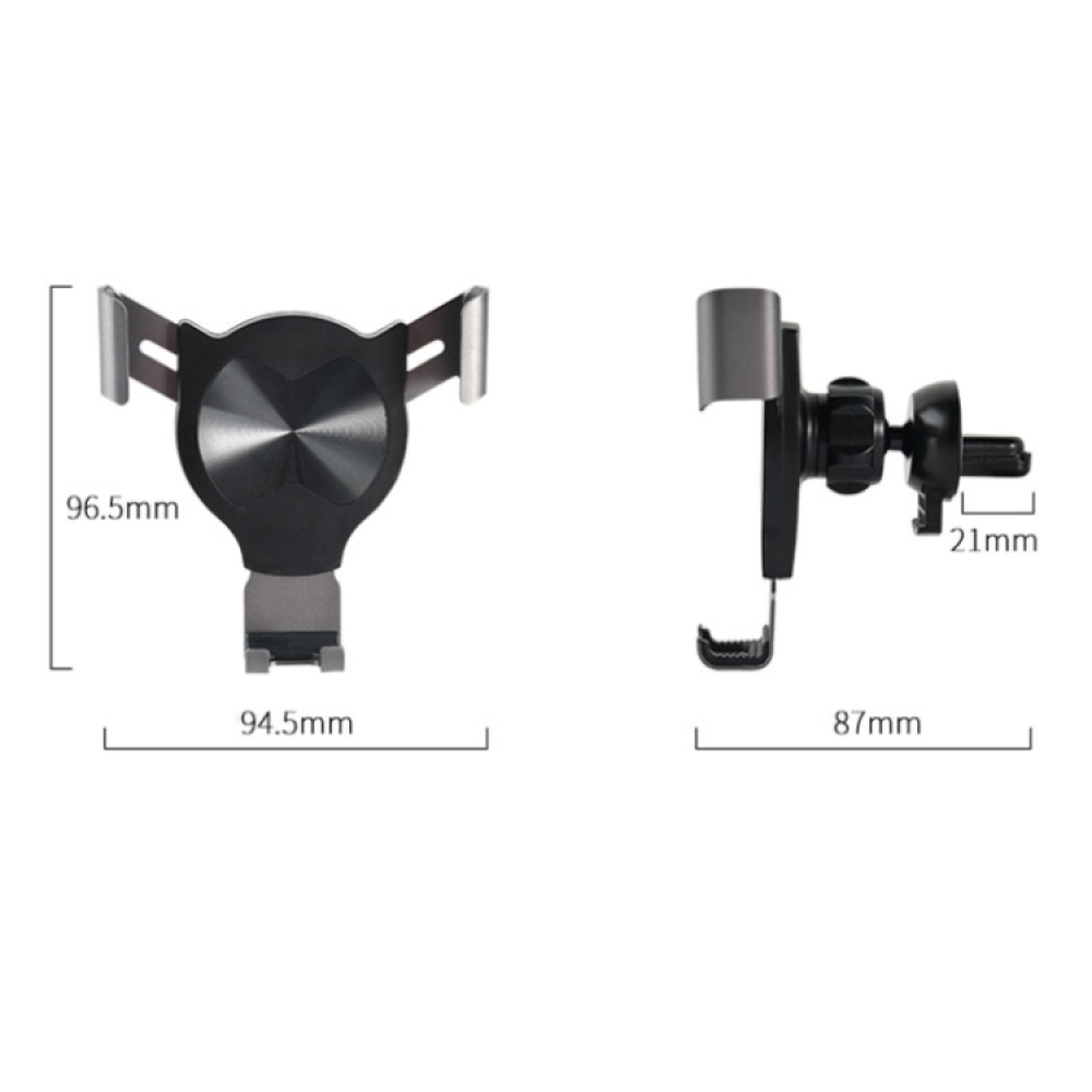 JT-G36 Universal Car Air Vent Mount Phone Holder (Black) - Image 2