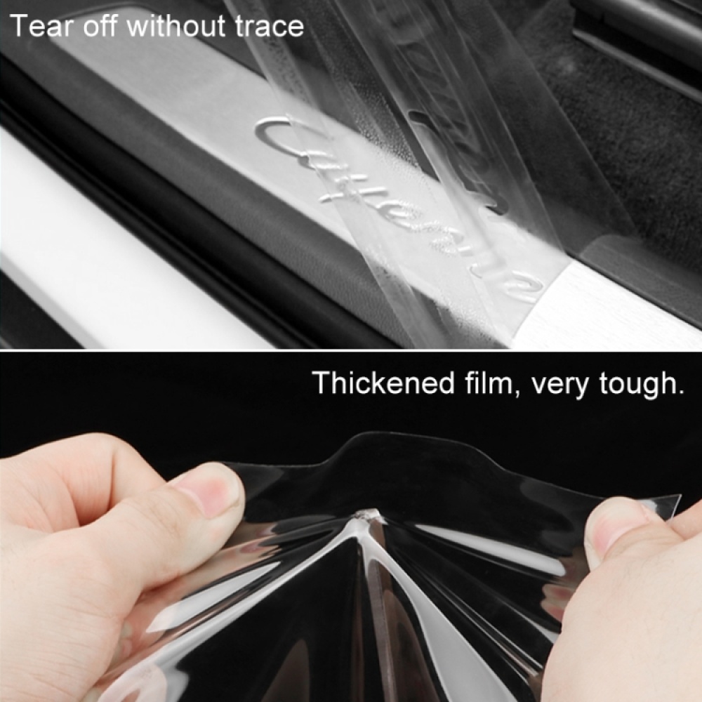 Universal Car Door Invisible Anti-collision Strip Protection Guards Trims Stickers Tape, Size: 10cm x 5m - Image 2