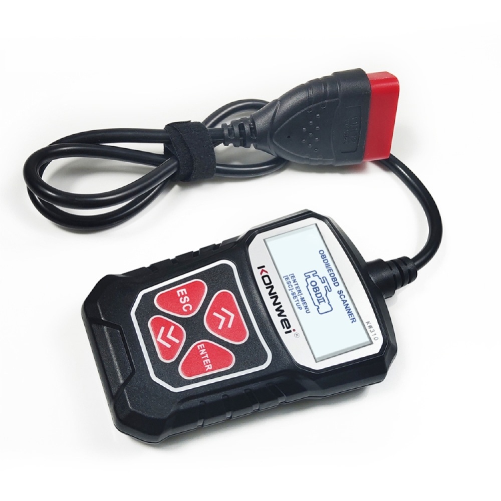 KONNWEI KW310 OBD Car Fault Detector Code Reader ELM327 OBD2 Scanner Diagnostic Tool(Black) - Image 2