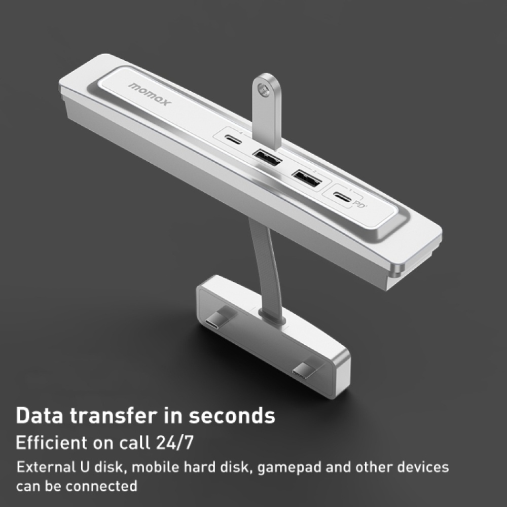 MOMAX CR6S ONELINK 4-Ports USB HUB Expander for Tesla - Image 2