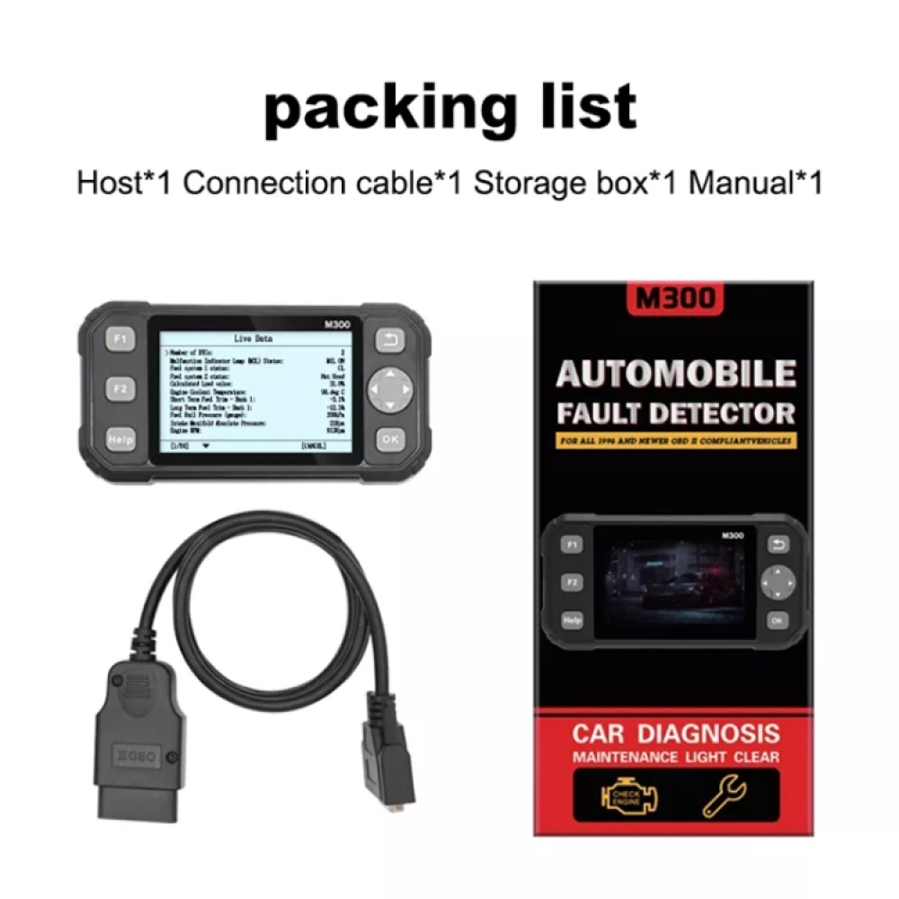 M300 OBD2 ELM327 Car Fault Diagnosis Tool Fault Analyzer - Image 3