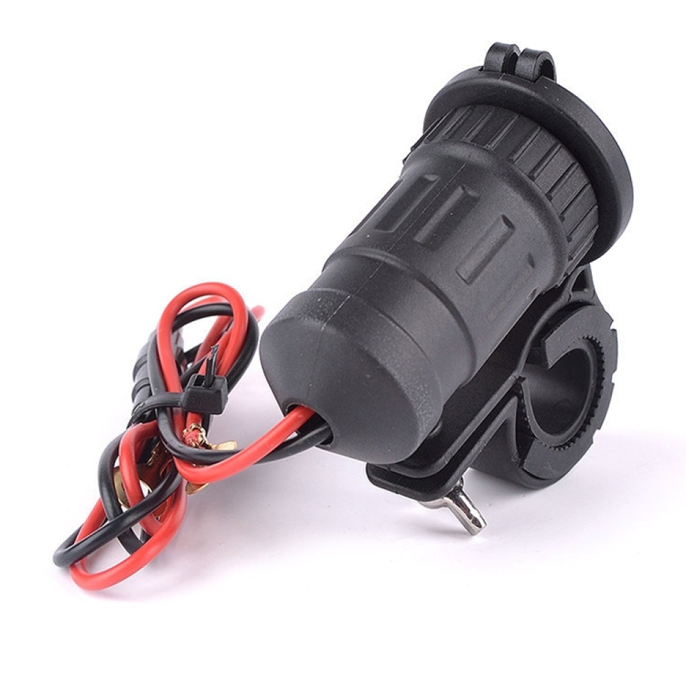 Motorcycle Cigarette Lighter Socket Car Charger Socket GPS Socket with Waterproof Cover - Image 3