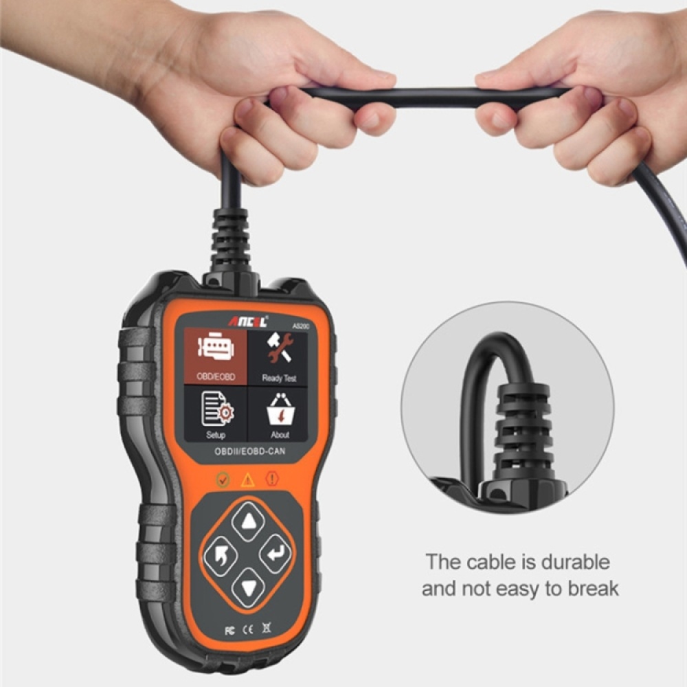 Ancel AS200 Car Engine Tester OBDII Code Reading Card - Image 2