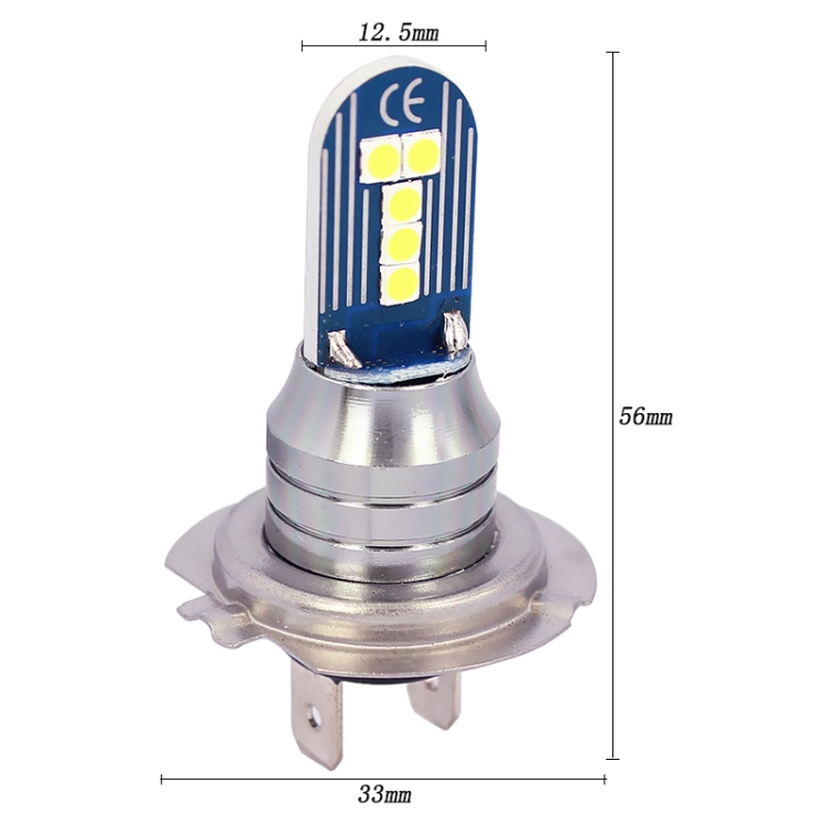 1 Pair H7 DC12V 7.8W Car LED Fog Light (Lime Green) - Image 2