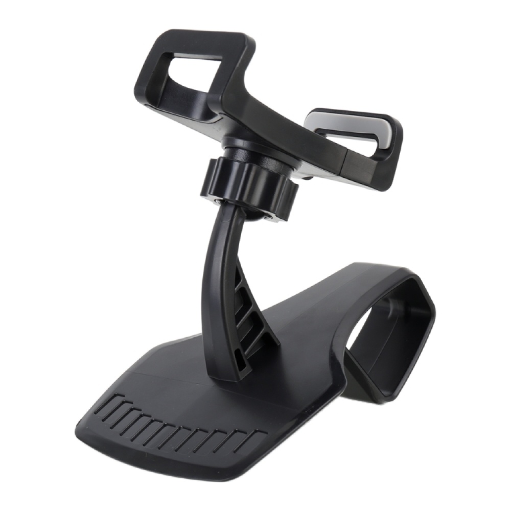 Car Dashboard Mobile Phone Holder Bracket with Number Plate (Black) - Image 2