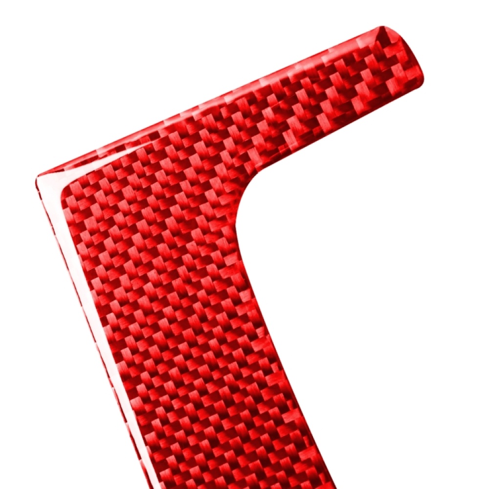 For Honda CRV 2007-2011 Carbon Fiber Car Dashboard Frame Decorative Sticker,Left and Right Drive Universal (Red) - Image 2