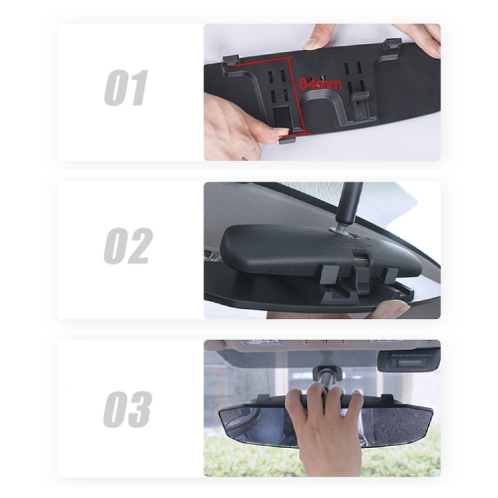 SHUNWEI SD-2414 Car Anti-glare Rear-view Mirror, Size: 244 x 90mm - Image 3