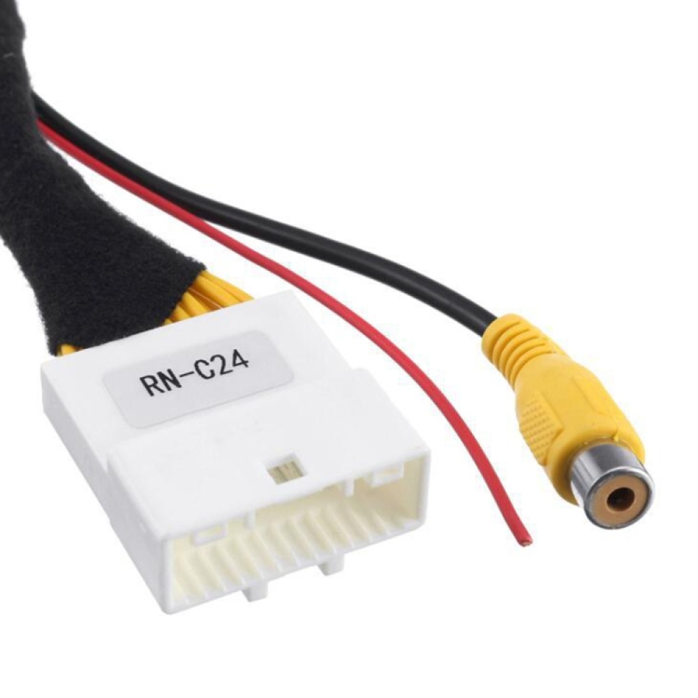 For Renault Car 24Pin Video Input Switch Reverse Parking Camera RCA Adapter Cable - Image 3