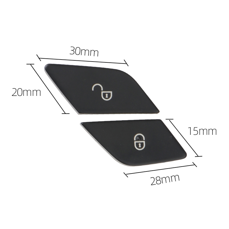 For Mercedes-Benz E-Class 2016-2021 Left Driving Car Right Side Door Lock Switch Buttons 2059055251(Black) - Image 2