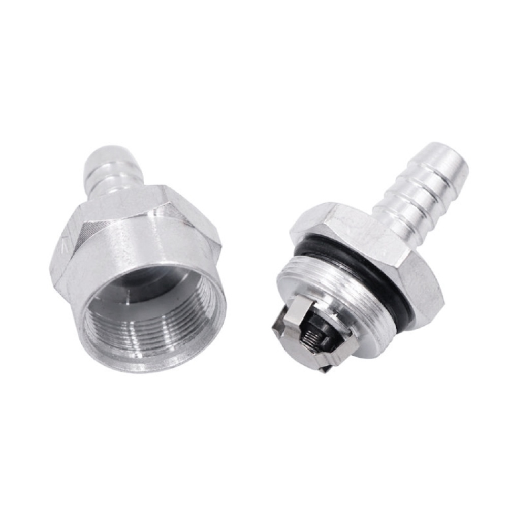 Car 8mm Aluminium Alloy Fuel Petrol One Way Non Return Check Valve - Image 2