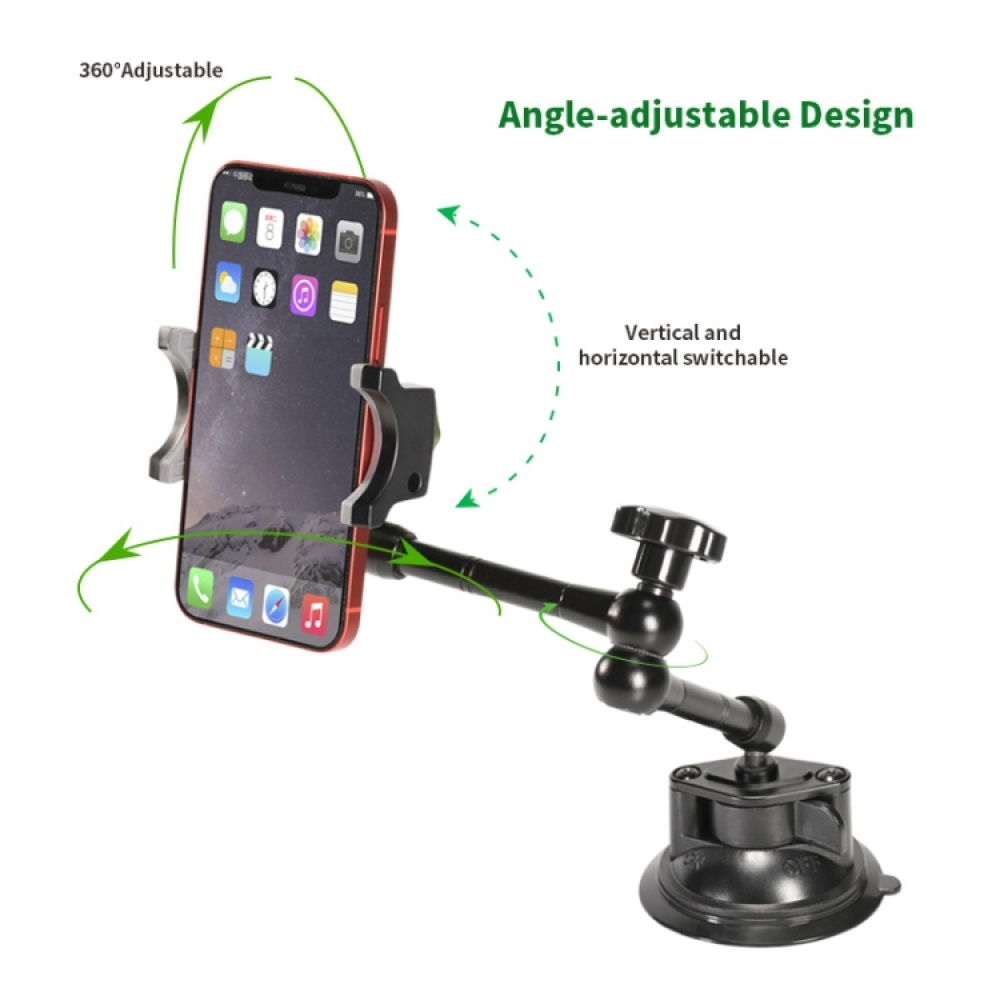 VMA-03 360-degree Rotating Car Suction Cup Mobile Phone Bracket without Remote Control - Image 2