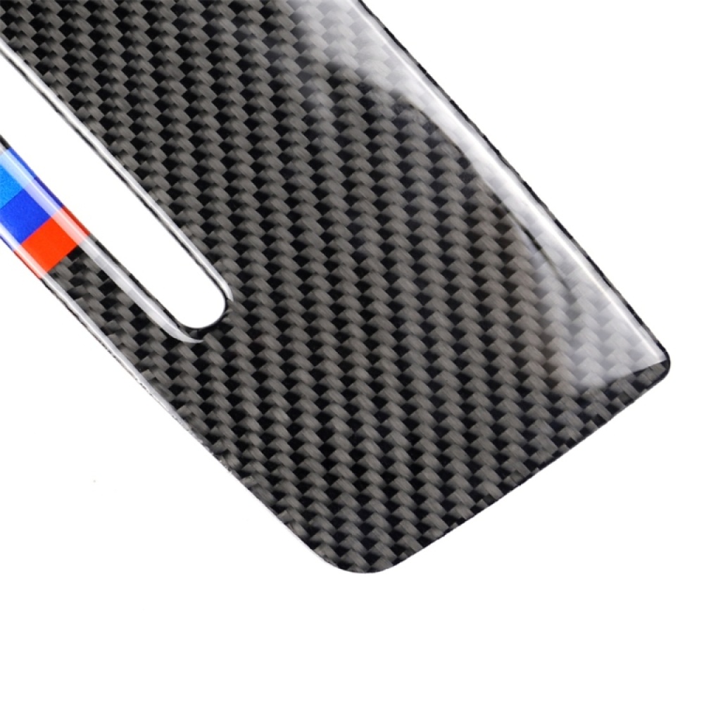 Three Color Carbon Fiber Car Ashtray Decorative Sticker for BMW E90 / E92 / E93 (2005-2012) - Image 2