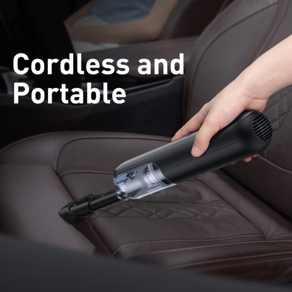 Baseus A1 Car Mini Vacuum Cleaner(Black) - Image 3