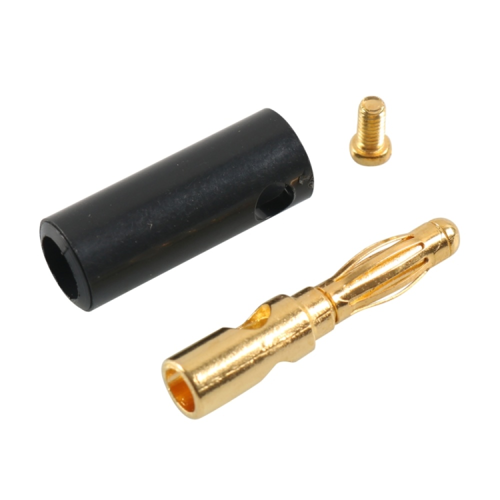 A6546 20 in 1 Car Red and Black Cover Gold-plated 4mm Banana Head Audio Plug - Image 3