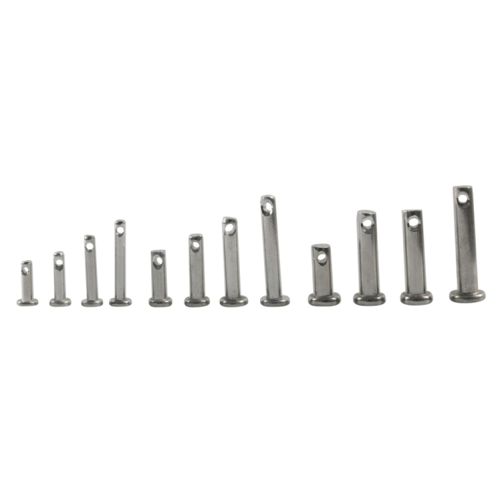 A6828 96 in 1 304 Stainless Steel Flat Head Single Hole Clevis Pins Assortment Kit - Image 2