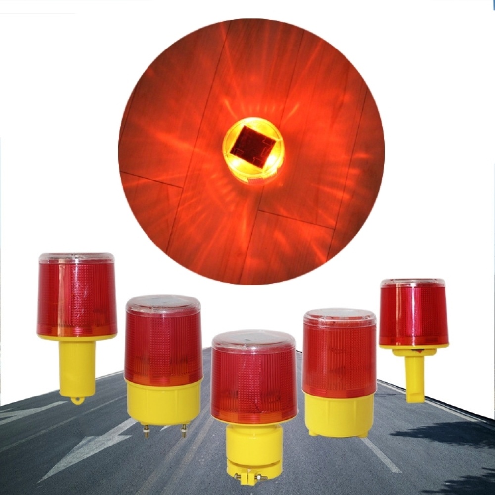 Night Solar Safety Warning Flash Light, Specification:04 Magnet(Yellow) - Image 3