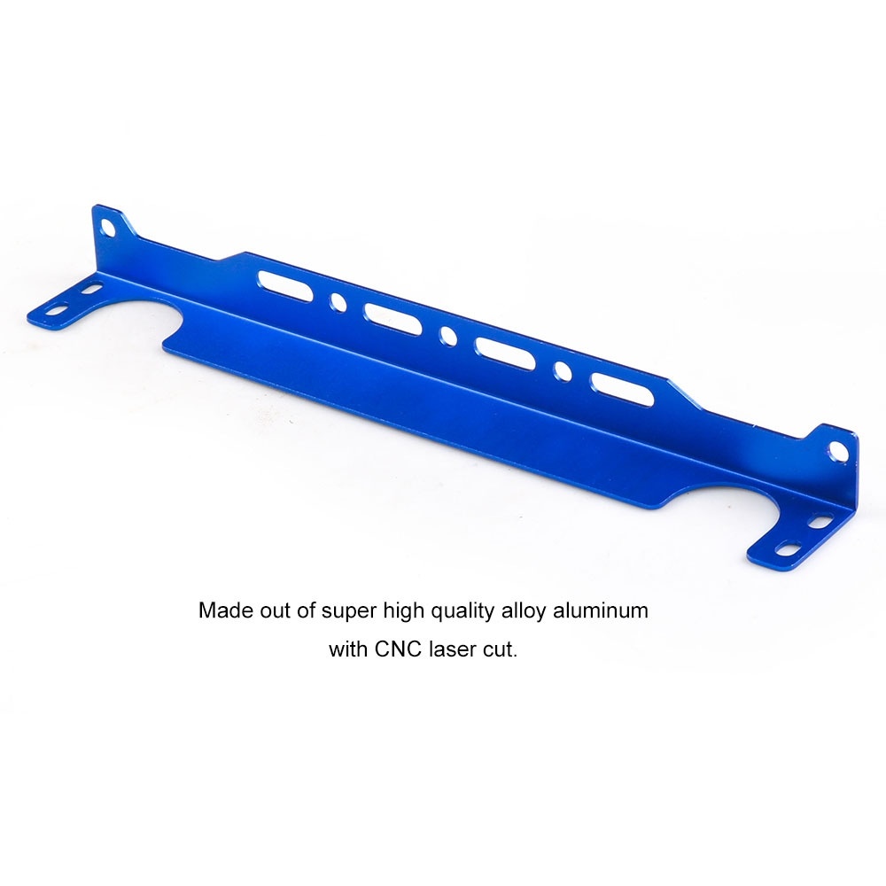 British 330mm Car Engine Oil Cooler Mounting Bracket Kit(Blue) - Image 2