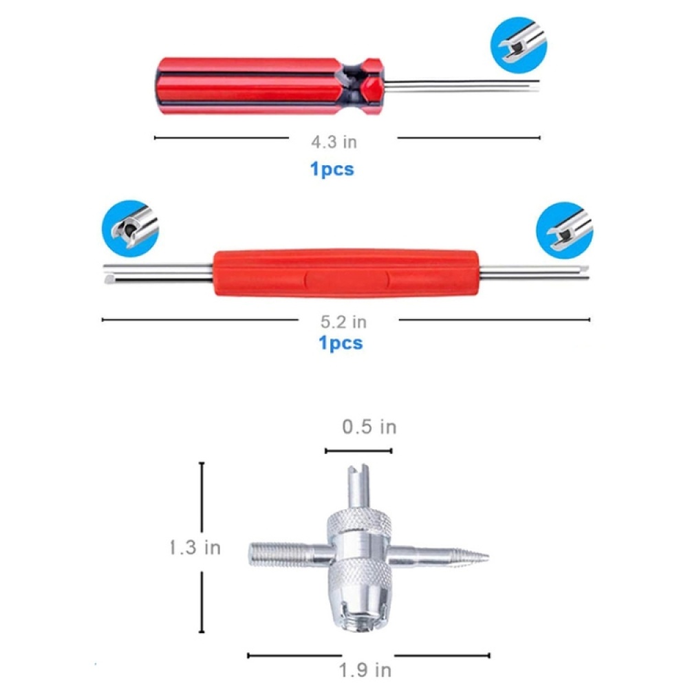 6 in 1 Tire Valve Core Removal and Installation Tool - Image 2