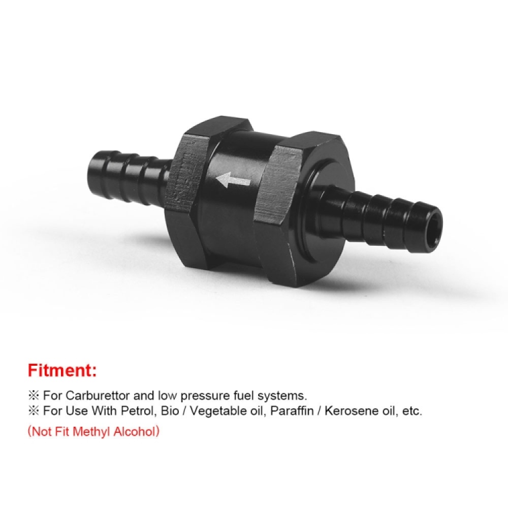 6mm Car  Aluminium Alloy Fuel Petrol One Way Non Return Check Valve - Image 2