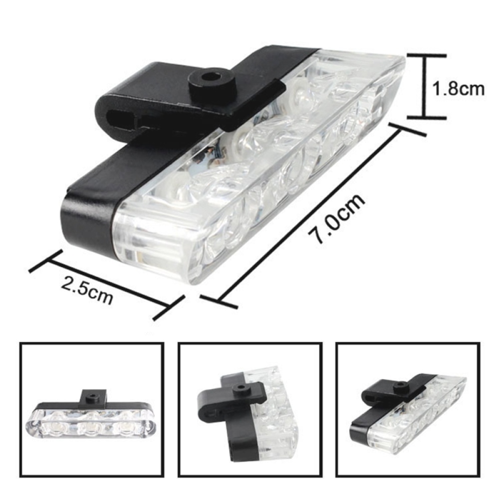 4 in 1 Car 12LEDs Grille Flash Lights Warning Lights with Wireless Remote Control, Color:White - Image 2