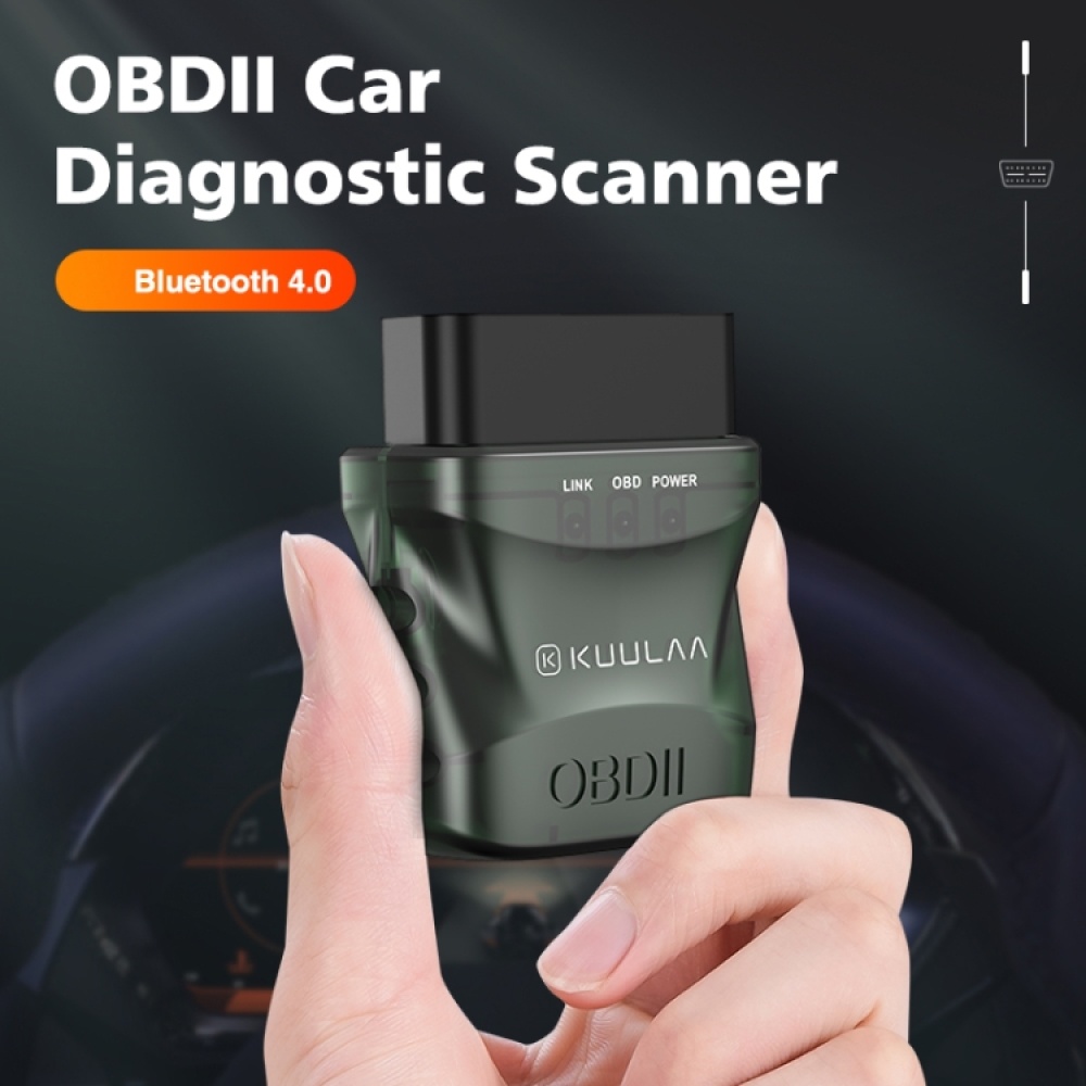 KUULAA KL-DW006 Bluetooth 4.0 OBDII Car Diagnostic Scanner(Dark Green) - Image 2