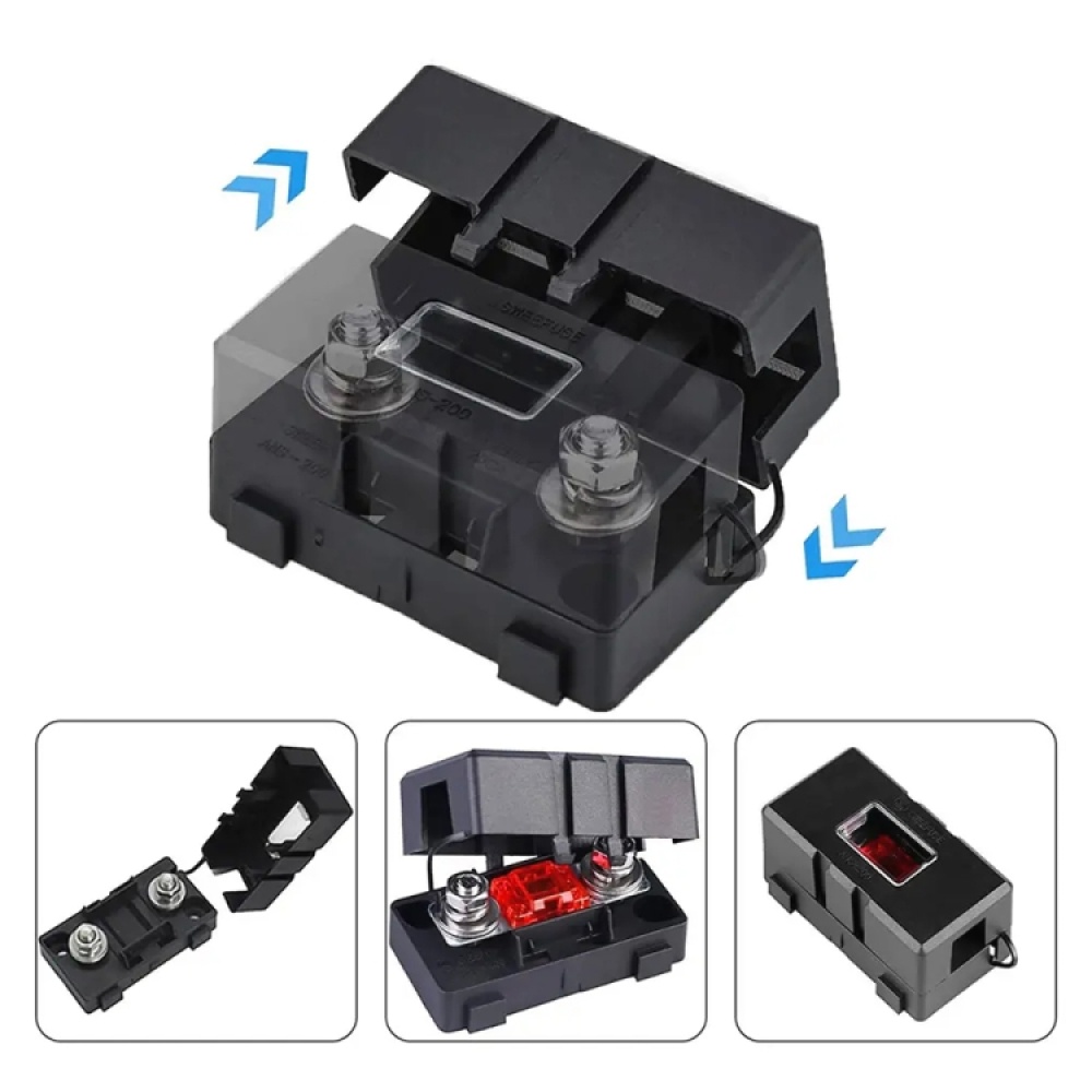 6 in 1 ANS Car Fuse Holder Fuse Box, Current:60A & 80A & 100A - Image 2