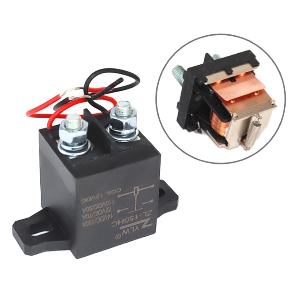 Car New Energy Arc Extinguishing DC 150A Contactor Start Relay, Rated Voltage:24V Startup Type