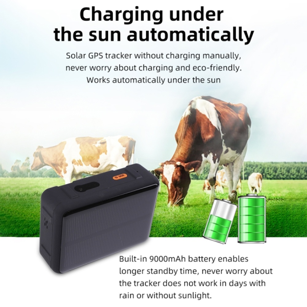 V44 Solar Energy Waterproof Cattle and Sheep GPS Tracker - Image 2