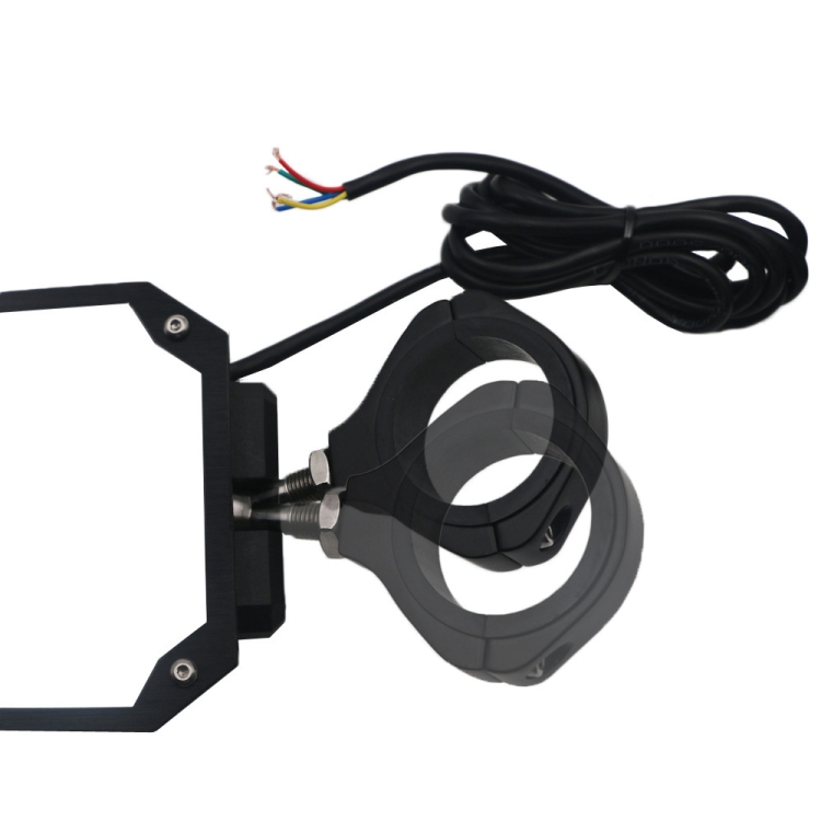 For 1.75 - 2 inch UTV-26 UTV / ATV Three Color Rear Frame Reflective Mirror with LED Lights - Image 3