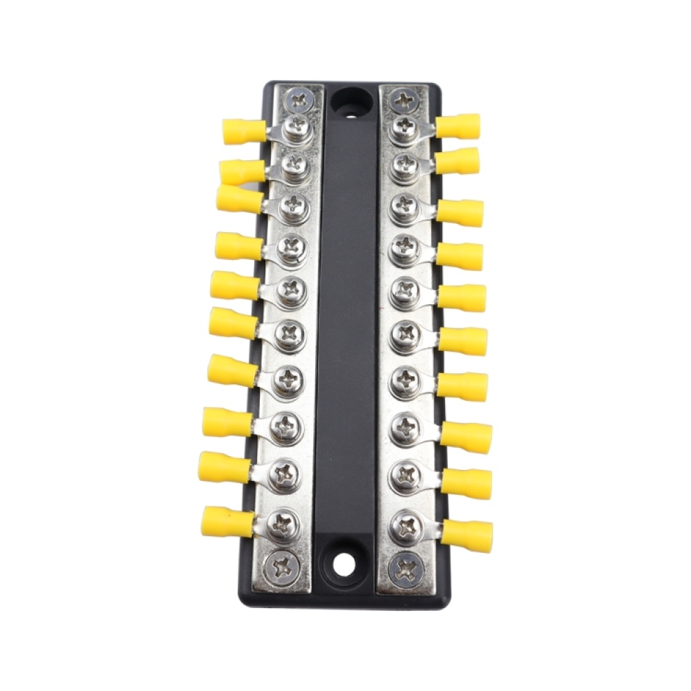 CP-4051 100A 48V RV Yacht Modified Double Row 10-way Busbar with 20pcs Terminals - Image 2