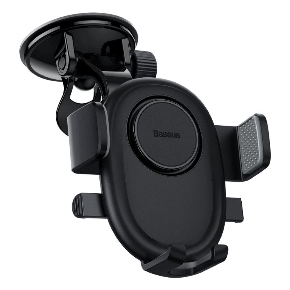 Baseus UltraControl Lite Clamp Type Car Holder Suction Cup Version(Black) - Image 2