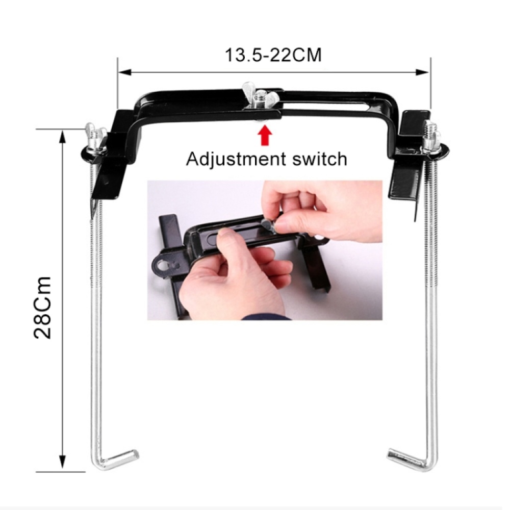 Car Universal Battery Bracket Adjustable Battery Fixed Iron Holder, Size:28cm - Image 3