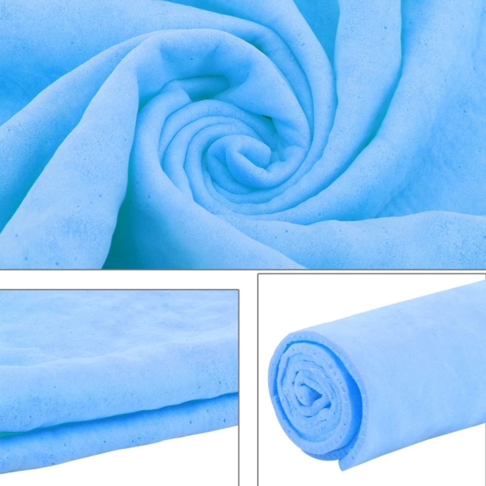 KANEED Synthetic Chamois Drying Towel Super Absorbent PVA Shammy Cloth for Fast Drying of Car, Size: 43 x 32 x 0.2cm(Blue) - Image 3