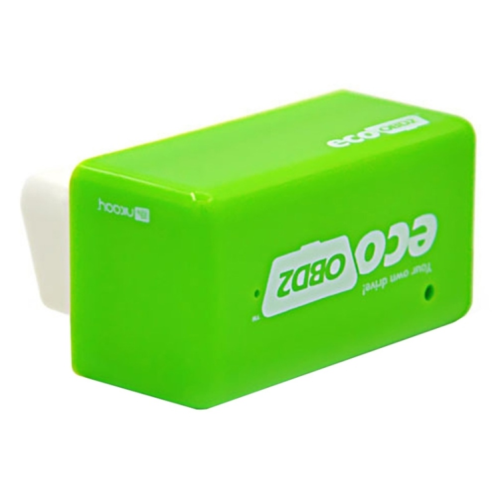 Super Mini EcoOBDII Plug and Drive Chip Tuning Box for Benzine, Lower Fuel and Lower Emission(Green) - Image 3