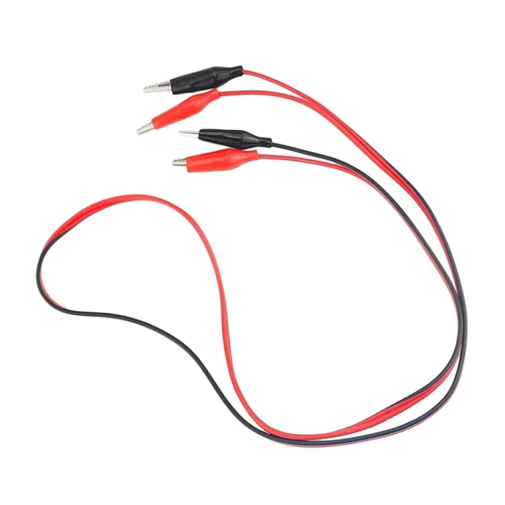 Dual End Alligator Test Lead Probe Clip Cable, Length: 75cm - Image 2