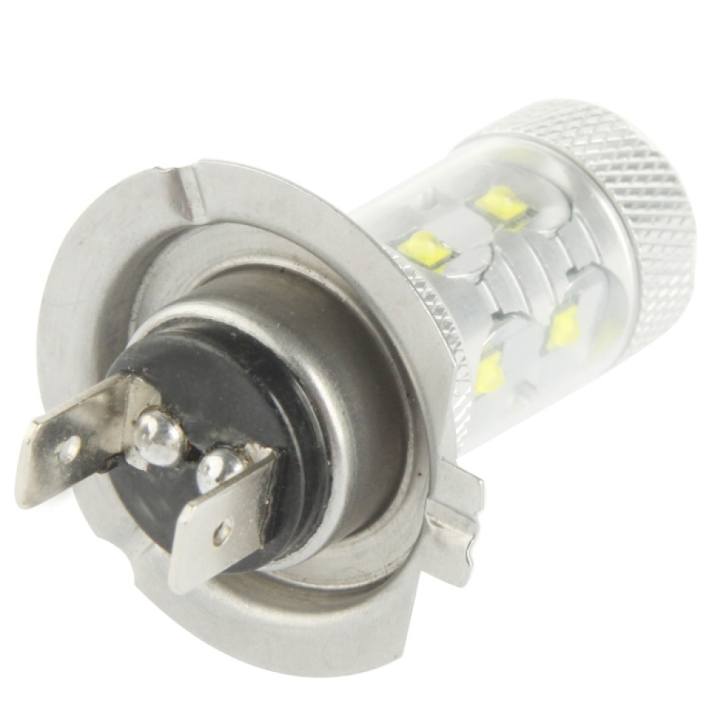 H7 60W White 12 CREE LED Fog Light for Vehicles, DC 12-30V - Image 2