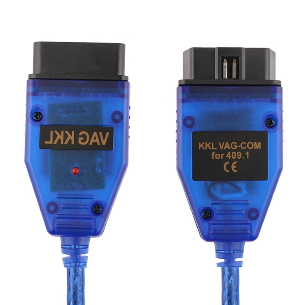 USB Cable KKL VAG-COM Car Auto Scanner Scan Tool for VW/Audi 409.1(Blue) - Image 3