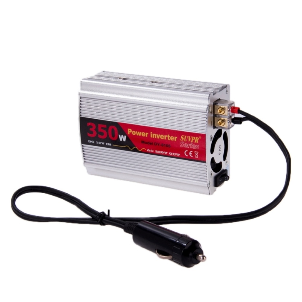 SUVPR DY-8105 350W DC 12V to AC 220V Car Power Inverter with 500mA USB Port & Universal Power Socket - Image 2