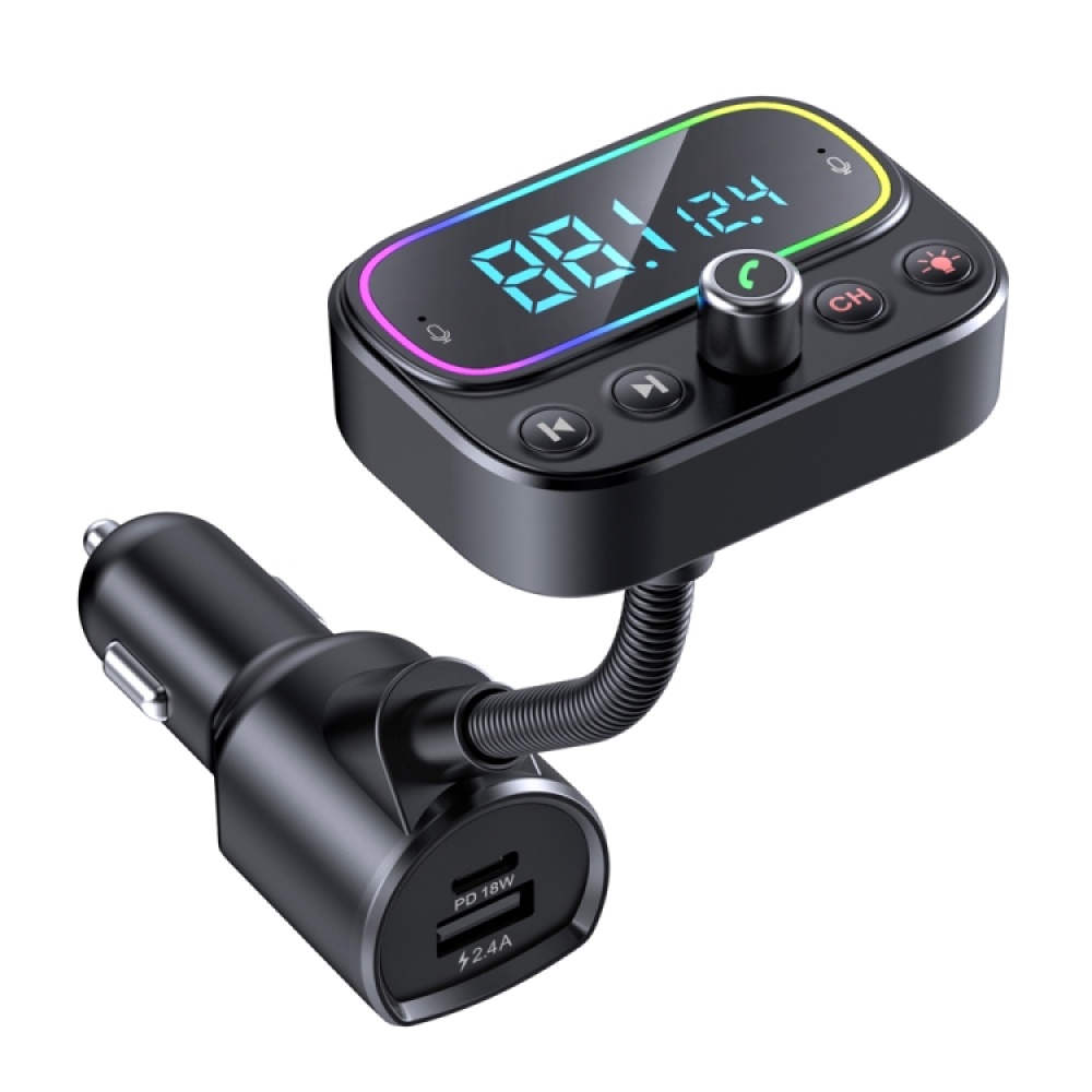 T67 Bluetooth 5.0 Car MP3 Music Player FM Modulator Transmitter Wireless AUX Adapter Hands-free - Image 3